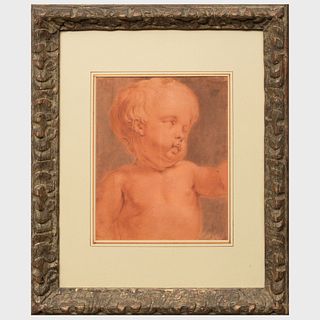 Flemish School: Portrait of a Baby, Said to Be Albert Rubens