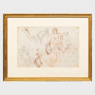 French School: The Triumph of Neptune and Various Sketches
