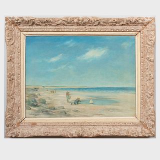 After Max Liebermann (1847-1935): Beach Scene