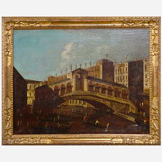 Attributed to Francesco Tironi (c. 1745-1797): Ponte de Rialto