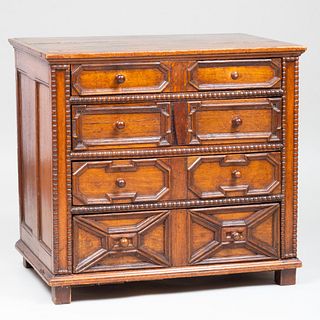 William and Mary Joined Oak Chest of Drawers