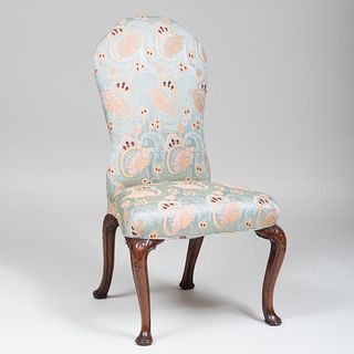 George II Carved Walnut Side Chair