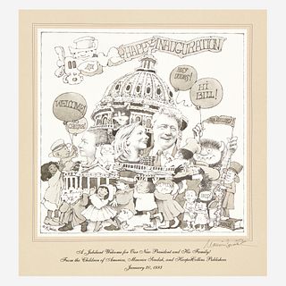 [Children's & Illustrated] Sendak, Maurice, A Jubilant Welcome for Our New President and His Family!