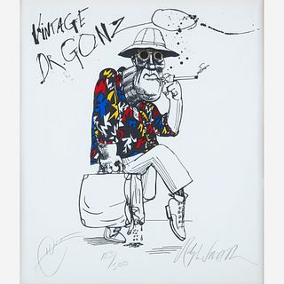 [Counter-Culture] Steadman, Ralph, and Hunter S. Thompson, Vintage Dr. Gonzo
