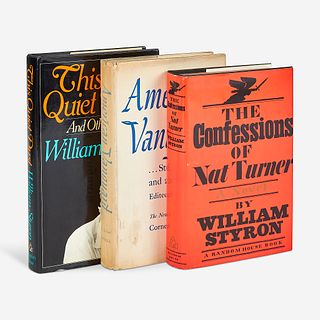 [Literature] Styron, William, Group of 3 Signed First Editions