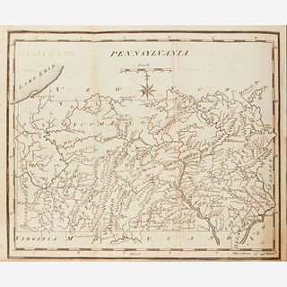 [Maps & Atlases] Scott, Joseph, The United States Gazetteer: Containing an Authentic description of the Several States...