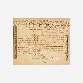 [Presidential] Fillmore, Millard, Printed Document, signed
