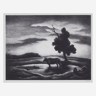 [Prints] Benton, Thomas Hart, Sunset