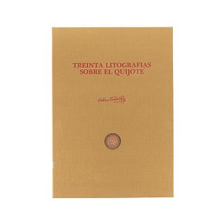 Winkelhöfer, Antonio. Treinta Litografías sobre El Quijote. Madrid: Manuel Martín Ramírez, 1977. 30 litografías. 1a ed. Ed. numerada.