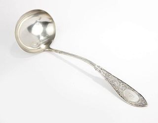 A Whiting Mfg Co sterling silver ladle