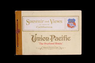 Souvenir & Picture Book Of Union Pacific Ca. Route