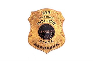"Omaha's Untouchable" Raiding Bob Service Badge