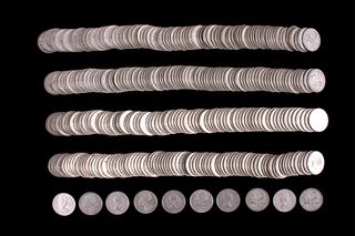 Canadian Quarters .800 Silver Coins c. 1940-1967