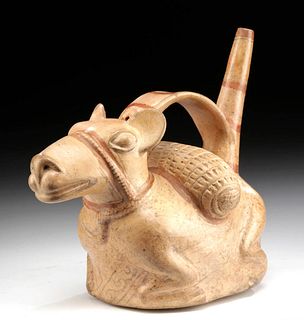 Sican Lambayeque Effigy Vessel - Llama / Camelid