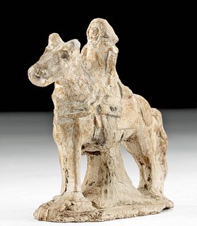 15th C. European Pottery Horse and Rider