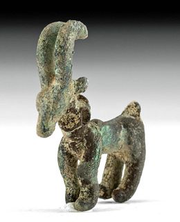 Luristan Leaded-Bronze Amulet - Stylized Ibex