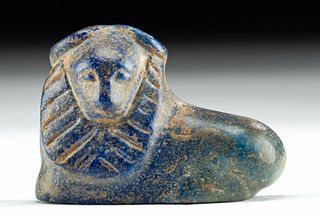Achaemenid Lapis Lazuli Lion Amulet