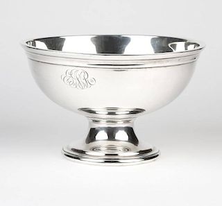 An S. Kirk & Son sterling silver punch bowl