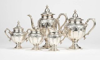 A Revere Silversmiths sterling silver tea service