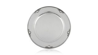Georg Jensen Acorn Sterling Silver Charger Plate #642A