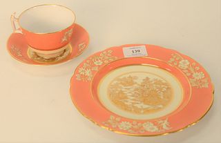 Large Set of Porcelain Dinnerware, approximately 45 pieces of Spode for Tiffany & Company.