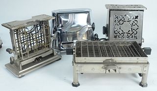 A Group of Fourteen Vintage Toasters, to include toasters by Landers, Frary & Clark, Edison Electric Appliance, Company; and Proctor Schwartz Electric