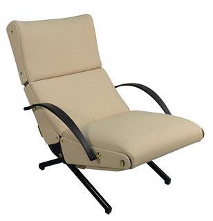 Osvaldo Borsani P40 Lounge Chair, height 33 1/2 inches, width 48 inches, depth 26 1/2 inches.