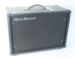 Mesa/Boogie Speaker Cabinet, C-88016-Celetion, 12" speaker, 90 watts, height 16 inches, length 23 inches, width 11 1/2 inches.