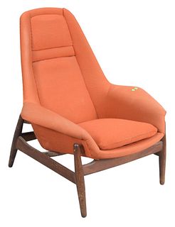 Kofod Larsen Lounge Chair, height 38 1/2 inches.