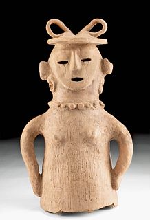 Japanese Kofun Terracotta Haniwa Female Figure w/ TL