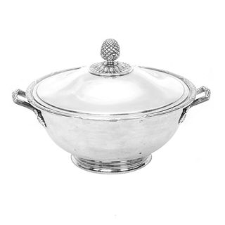 Christofle Silverplate Covered Vegetable Bowl
