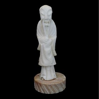 Chinese Carved Alabaster Figure