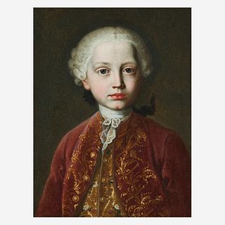 Attributed to Martin van Meytens the Younger (Swedish, 1695–1770), , Portrait of a Child, Possibly from the Habsburg Family, Bust-Le...