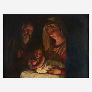 School of Georges de La Tour (French, 1593–1652), , The Holy Family