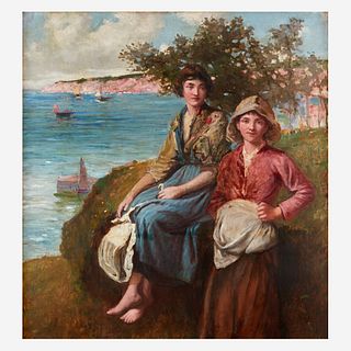 Frederick Morgan (British, 1856–1927), , On the Cliffs
