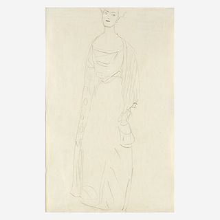 Gustav Klimt (Austrian, 1862–1918), , Dame Wittgenstein (Study for Bildnis Margaret Stonborough-Wittgenstein)