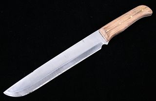 Bozeman Montana Hand Forged Knife & Leather Sheath