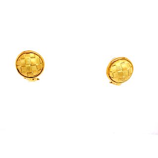 18k Yellow Gold EarringÊ