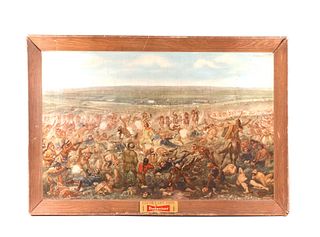 Custer's Last Fight by Anheuser-Busch Framed Art