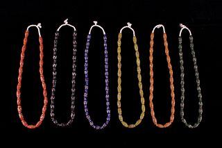Early Venetian Glass Trade Beads Necklaces