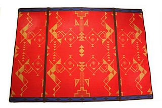 Large Navajo Indian Wool Trade Blanket