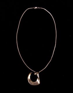 Signed Bruce LaFountain Sterling Silver Necklace