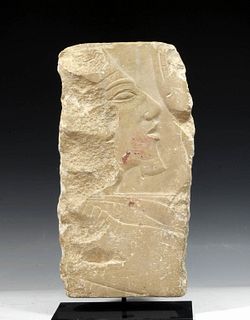 Egyptian 19th Dynasty Limestone Relief of a Captive