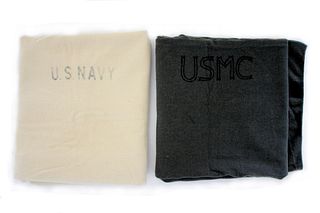 WWII Issued USMC & U.S. Navy Wool Blankets