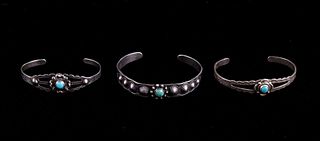 Collection of Three Maisel & Fred Harvey Cuffs