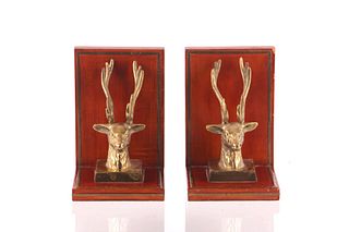 Great City Traders Brass Stag Bookends