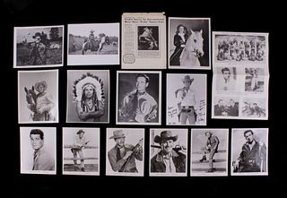 Collection of Early Old Western Movie Star Photo's
