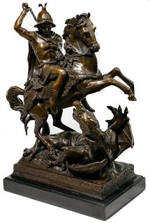 (After) Antoine-Louis Barye (French, 1796-1875) Bronze Sculpture