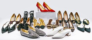 Chanel, Fendi, Christian Louboutin and Designer Shoe Assortment
