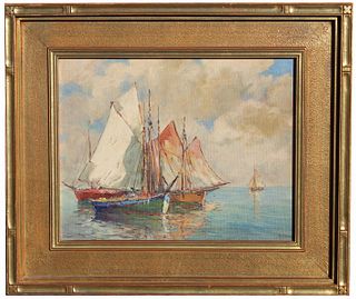 Boris B. Major (1876 - 1951) Nautical Scene